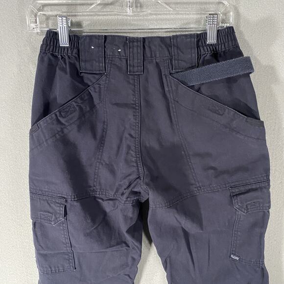 5.11 Tactical Pants Womens 2 Blue Cargo Ripstop Workwear Uniform Hiking - Picture 6 of 9